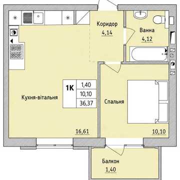 Продам 1-кімнатну квартиру в ЖК Бургундія-3 Ірпінь ЖК Бургундія 3