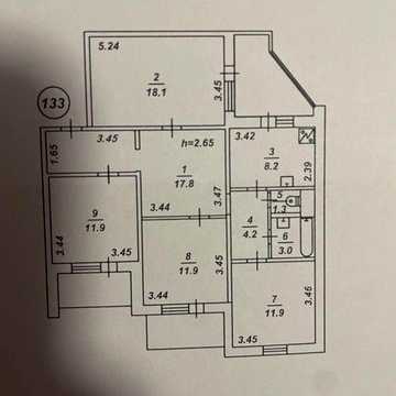 Продаж 4-х кімнатної квартири п- т П. Григоренка