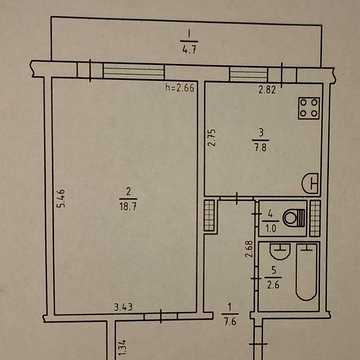 Продам 1-комнатную квартиру  Деснянский р-н ул.Закревского