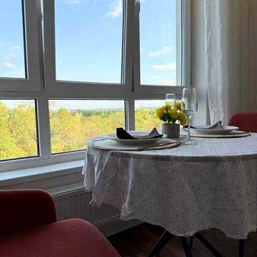 Однокімнатна квартира з панорамним відом з вікна м. Буча ЖК Нова Буча