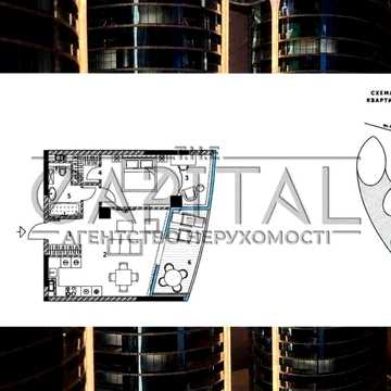 Продаж квартири в ЖК Таріан, 62м2, 25 поверх, Taryan towers, Тариан, Тарьян, Печерськ, Іоанна Павла 2, 12 ЖК Taryan Towers