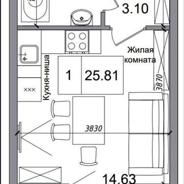 Продам смарт-квпртиру в ЖК Artville ЖК Artville