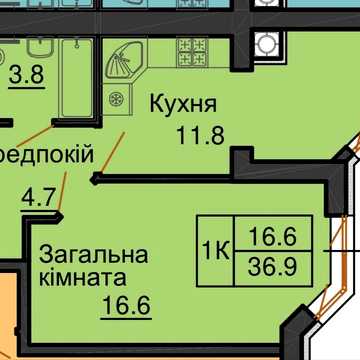 Без % !ЗДАНИЙ БУДИНОК! Продам  1к квартиру ЖК Софія Резиденс Резиденція. ЖК Резиденс