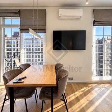 Оренда квартири ЖК Нова Англія | 1 кімната 42 м² | Бірмінгем | євродвушка | Васильківська метро | Голосіївський | дизайнерський ремонт | генератор