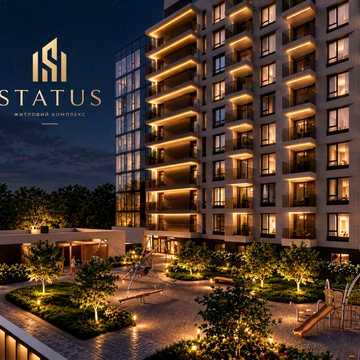 Продаж видової 2-кімнатної квартири у ЖК Status у Луцьку по вул.Глушець,55 ЖК Status