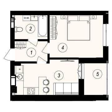 Продаж 1к Квартира Тлехаса вулиця ЖК GARDEN CITY