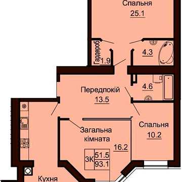 3к квар  94 м2 з докум  жк Софія Нова( Теремки)можливий кредит є Оселя ЖК софія нова