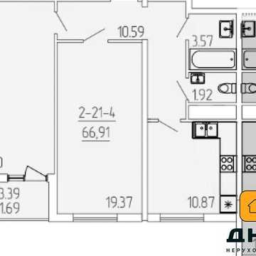 Продаж 2к Квартира Краснова вулиця ЖК Kadorr City