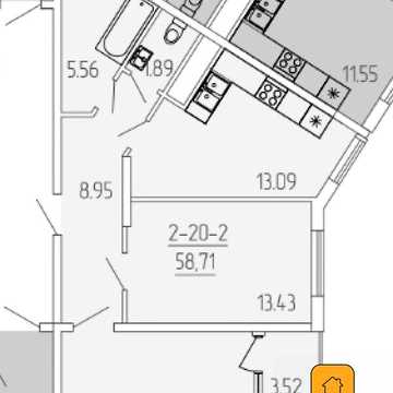 Продаж 2к Квартира Краснова вулиця ЖК Kadorr City