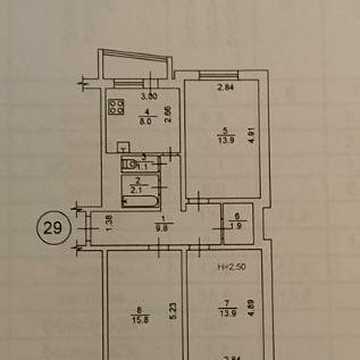 Продаж 3-кімнатної квартири, Газ, Метро Дарниця 5 хвилин пішки