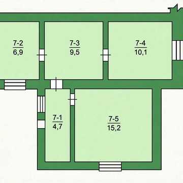 Продам часть дома 45 м² (квартира на земле), ГАЗ
