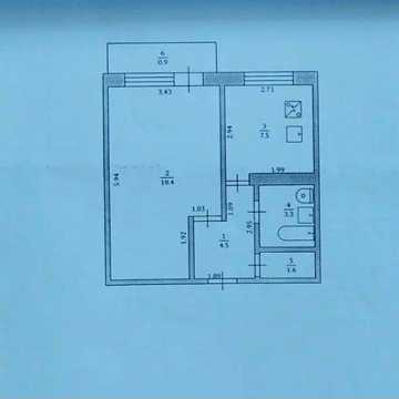 Продам 1-кімнатну квартиру, м. Південноукраїнськ (2-й район).