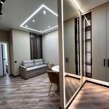 Е2-КОМНАТНАЯ В KADORR CITY. 8 этаж, вид во двор и ипподром