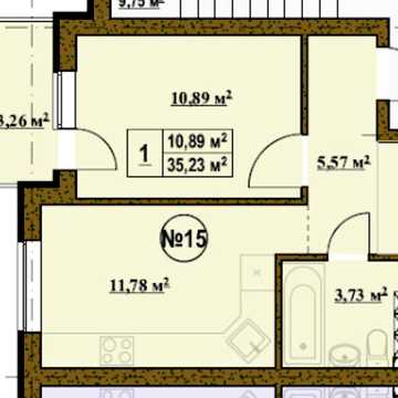 Однокімнатна квартира в будинку з Автономними комунікаціми ЖК 4Room