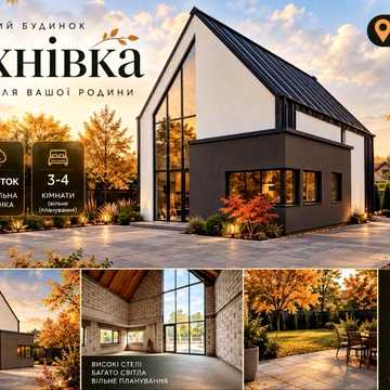 Стильний та сучасний будинок у Дахнівці