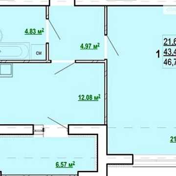 Продаж 1к Квартира Перемоги проспект ЖК Победы