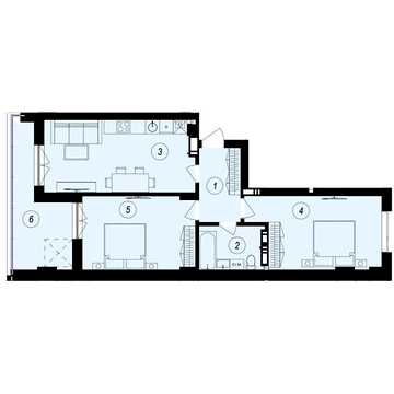 Продаж 2к Квартира Тлехаса вулиця ЖК GARDEN CITY