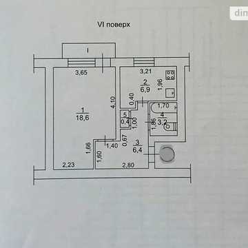 Продаж 1к Квартира Качалова вулиця