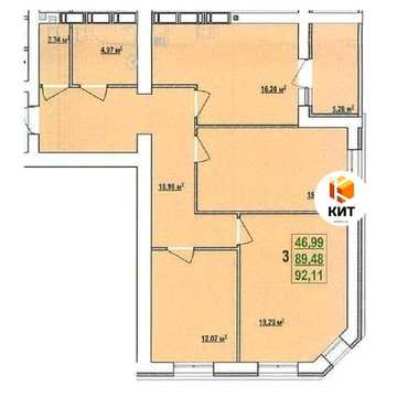 3к.92м2, Центр, м. Гагаріна (Гагарина), ЖК Левада, вул. Заливна 115626 -  Продаж квартири Харків - RE-115626