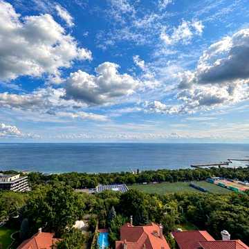 Море, терраса, джакузи - все в вашей спальне! ЖК Граф, прямой вид! ЖК Граф на Азарова