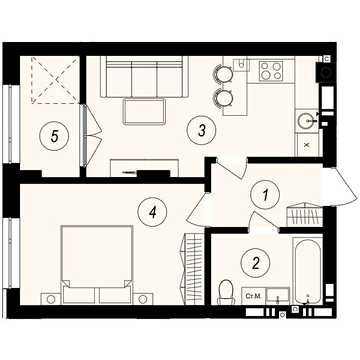 Продаж 1к Квартира Тлехаса вулиця ЖК GARDEN CITY