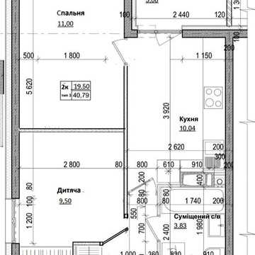 Продаж 2-кімнатної квартира площею 40,79 м² у сучасному ЖК «Одеський Бульвар», с. Чабани, Одеське шосе 18 ЖК Одеський Бульвар