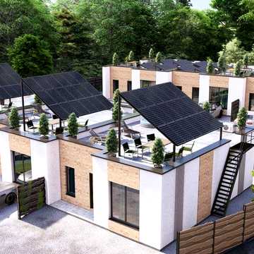 Таунхаус у закритому містечку, БЕЗ КОМІСІЇ! 67 м², 2 спальні, Лісові Гринівці, дом Хмельницкий, поруч Озерна, продаж від власника