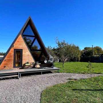 Будиночок у стилі A-frame
