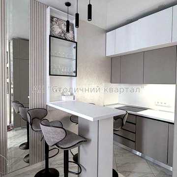 Продаж, стильна дизайнерська квартира в ЖК Seven/Севен, 47 м2, Осокорки/Позняки, Дніпровська набережна ЖК Seven
