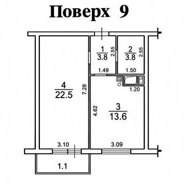 Редко! Однокомнатная квартира 44,8 м² в ЖК "58 жемчужина",  Таирово, состояние от строителей ЖК Пятьдесят восьмая жемчужина
