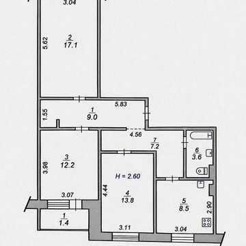 Продаж 3-к квартира автономка 5/9 поверх Світальського (колишня Коротченко) 173 квартал