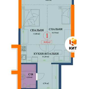 2к. 51м2 Центр, ЖК Куликовский, м. Архитектора Бекетова, Куликовская (Мельникова) ул. 32, RE-121047 -  Продаж квартири Харків - RE-121047