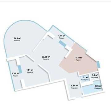 квартира в новобудові ЖК Акварель 3
