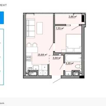 Продаж 1к Квартира Орлика вулиця ЖК Family House
