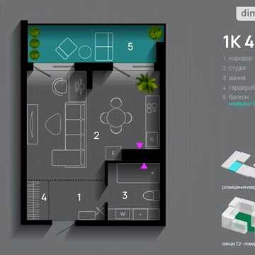 Продаж 1к Квартира Хриплинська вулиця ЖК SKYGARDEN