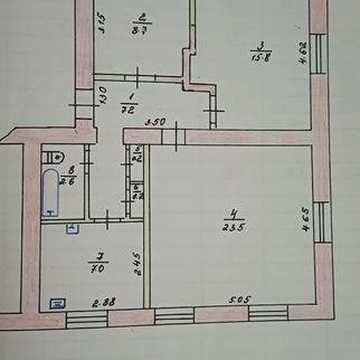 Продається 3-х кімнатна квартира,без ремонта