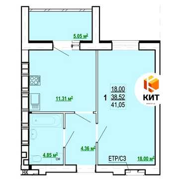 1к.41м2, Олексіївка (Алексеевка), ЖК Перемоги 2 (ЖК Победы 2) 102281 -  Продаж квартири Харків - RE-102281