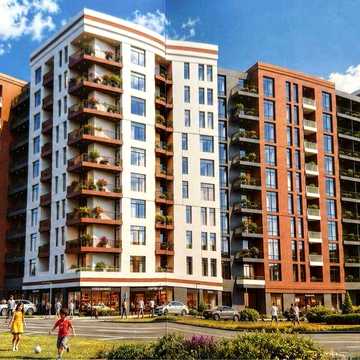 Продам 2кімнатну чорнову новобудову в центральній частині міста