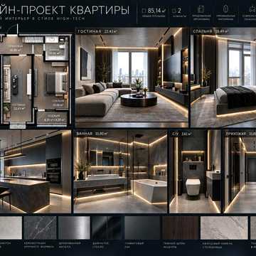 2-к Квартира ЖК «Модерн» 15 этаж ЖК Модерн