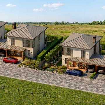 Продаж індивідуальних сучасних котеджів 127м2