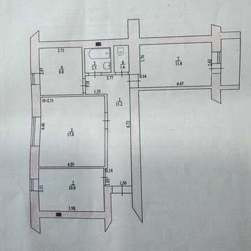 Продам 3х кімнатну квартиру/1/5, вул.Мазепи