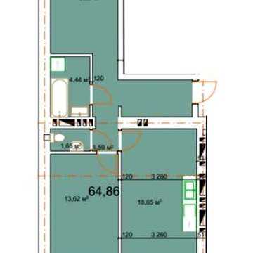 Двохкімнатна квартира в Калуші біля Епіцентру в Розтермінування ЖК Family House