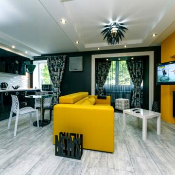 Bright studio apartment Guliver Arena