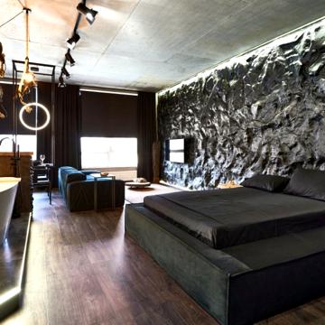 Black rock apartment