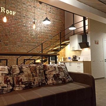 The Roof - мансарда с террасой в стиле Loft