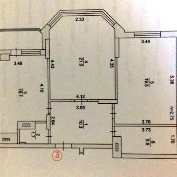 2к квартира 78кв.м. Новострой