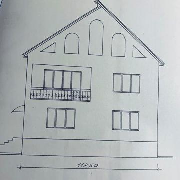 Продається  будинок ( коробка під дахом) с. Залужжя Мукачівський район