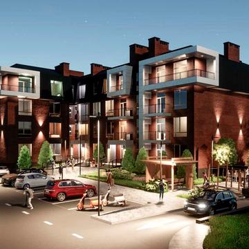 Однокімнатна квартира 49м2 кухня-студія та спальня в ЖК "Парковий Дім" ЖК Парковий Дім