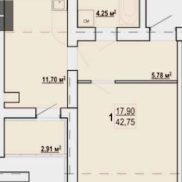 Продам однокомнатную квартиру в новострое гидропарк ЖК гидропарк