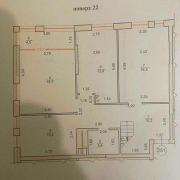 Продам 3-ох кімнатну  ЖК  "Науки58"  розтермінування від власника. ЖК Науку 58